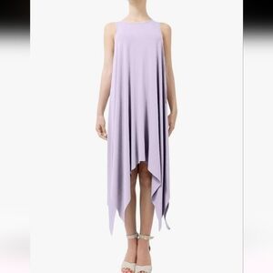 💚5/$25 Lilyful Lavender Light Weight Sleeveless Midi Handkerchief Dress Small